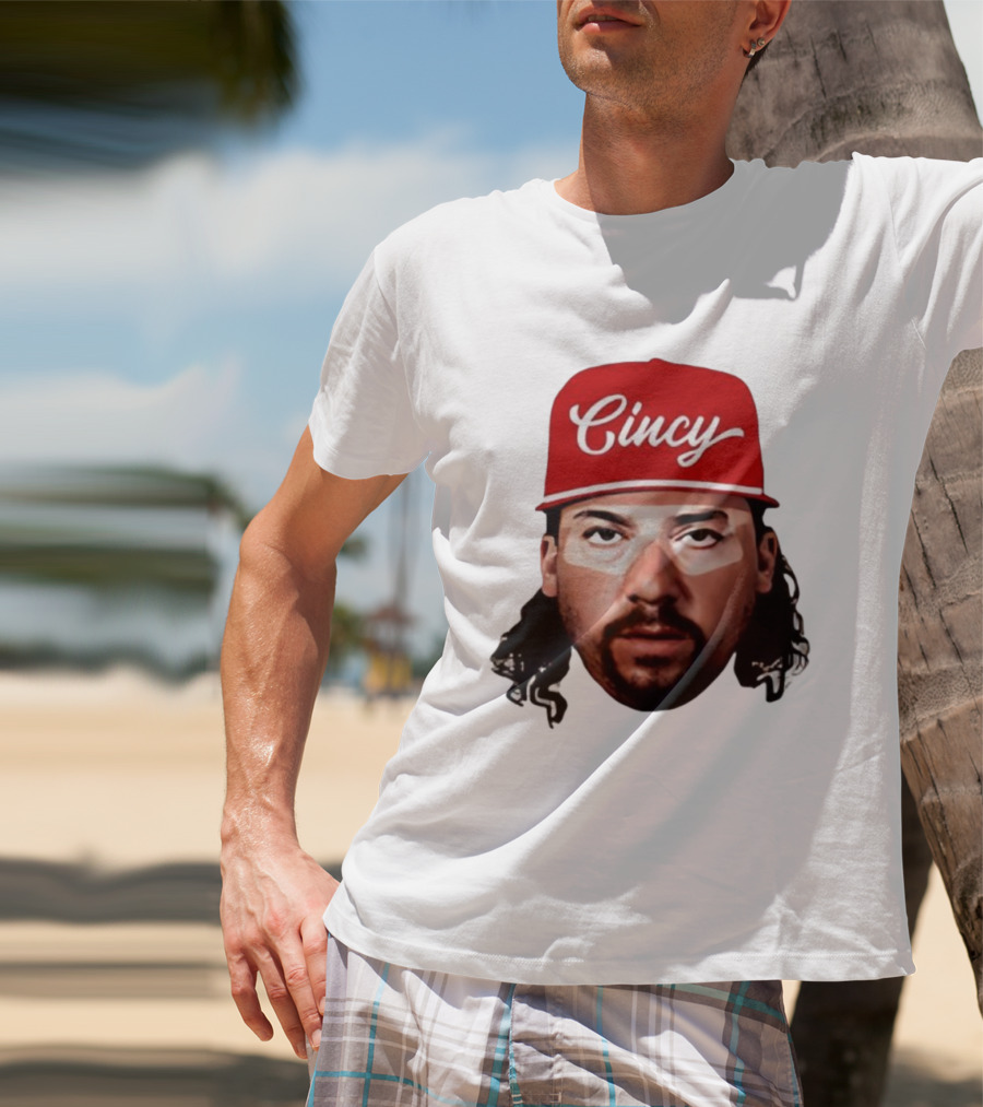 Kenny Powers Cincy Red Cap Character Portrait T-Shirt