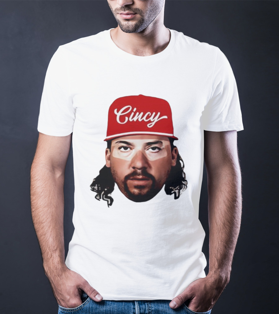 Kenny Powers Cincy Red Cap Character Portrait T-Shirt