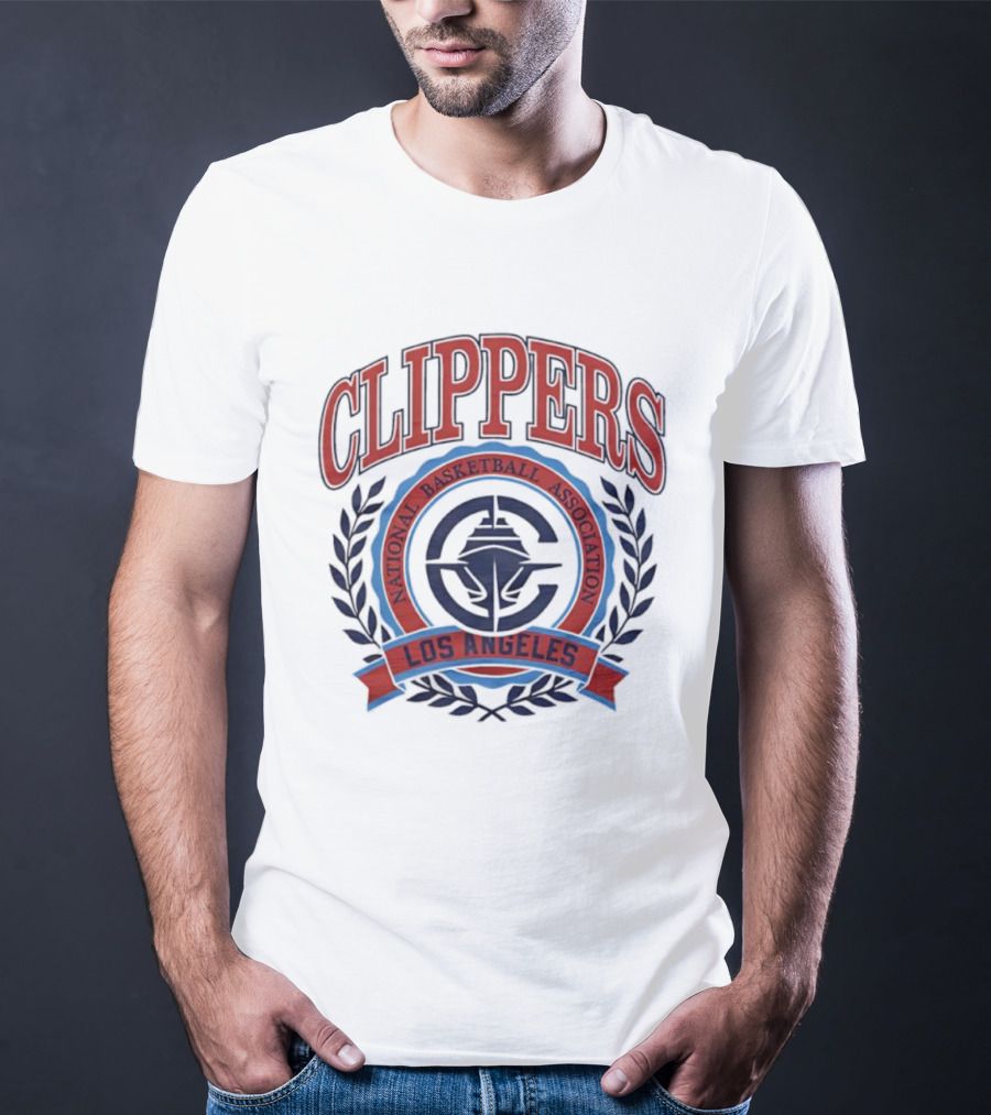Los Angeles Clippers National Basketball Association Crest Clippers T-Shirt