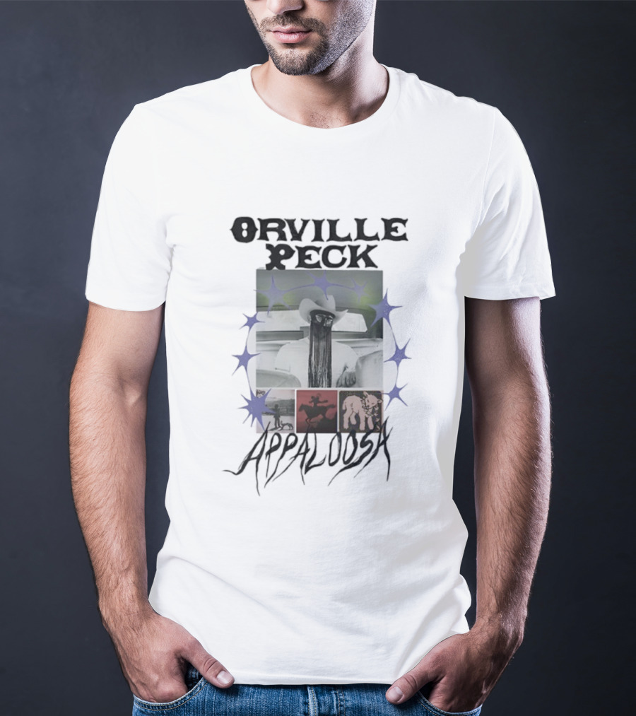 Orville Peck Appaloosa Cowboy Horse Starlit Theme T-Shirt