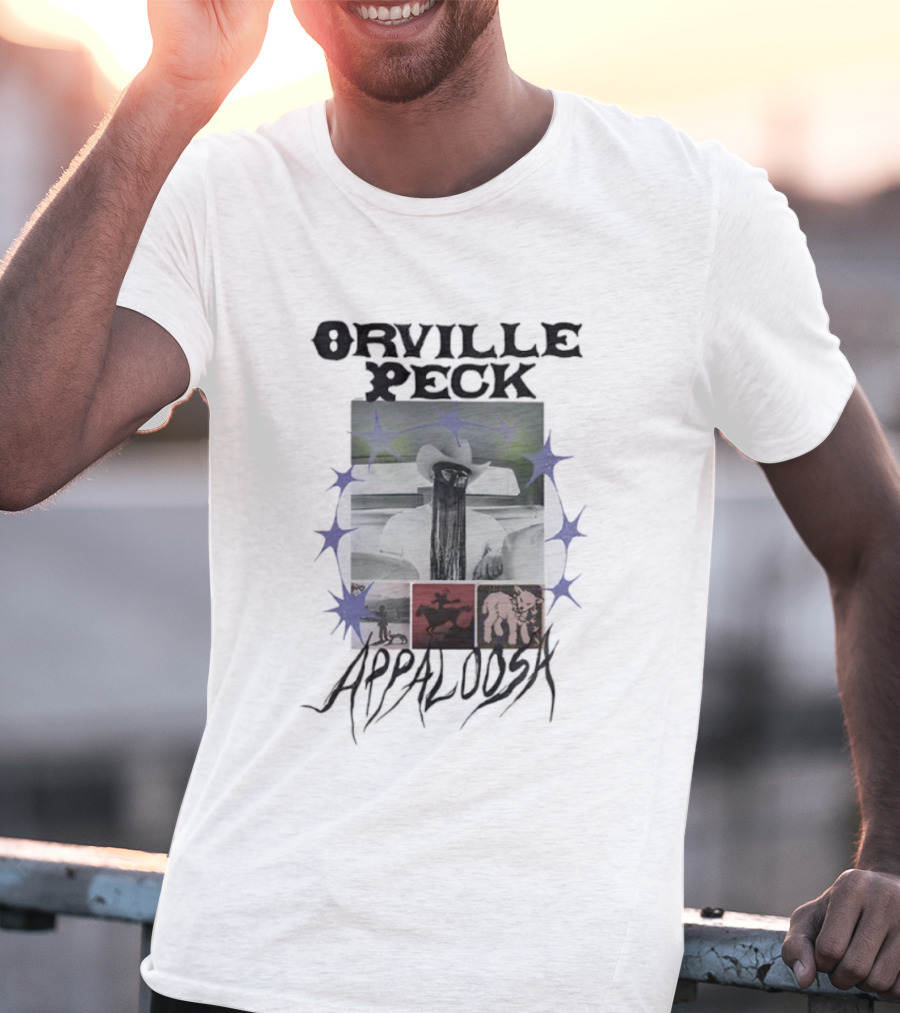 Orville Peck Appaloosa Cowboy Horse Starlit Theme T-Shirt