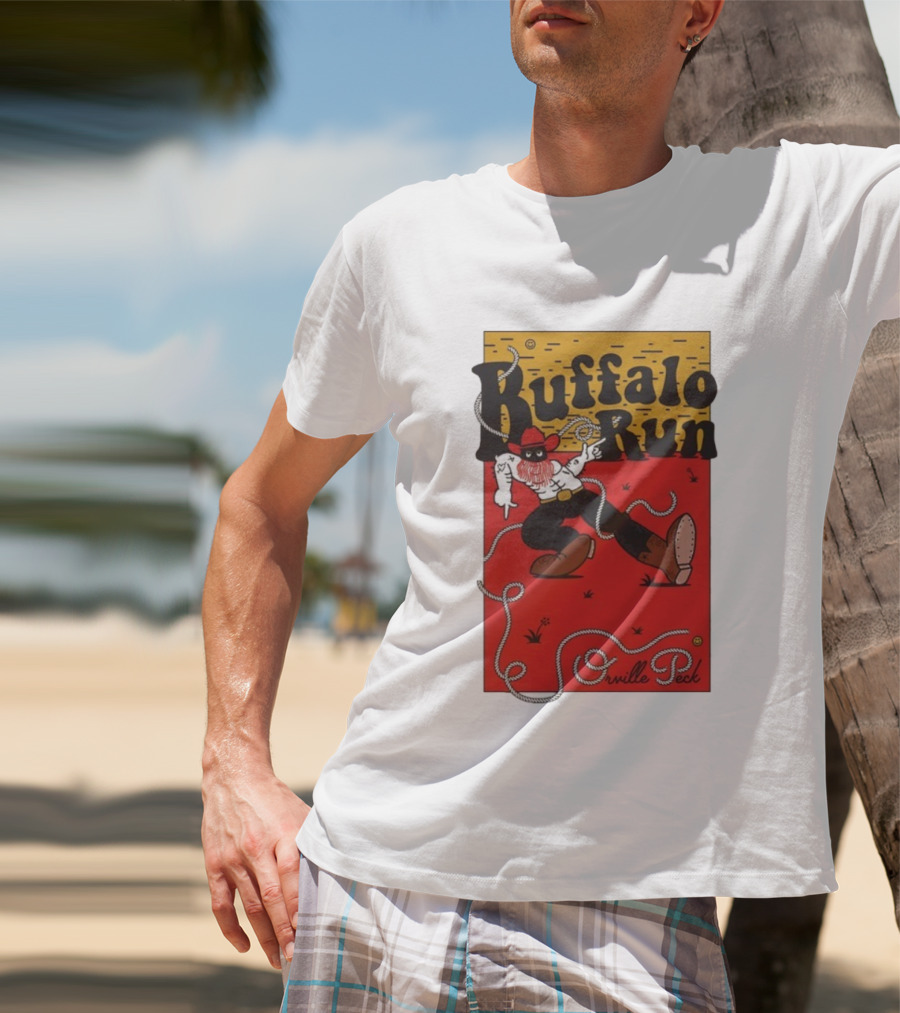 Buffalo Run Orville Peck Rope Cowboy Red Hat Boots T-Shirt