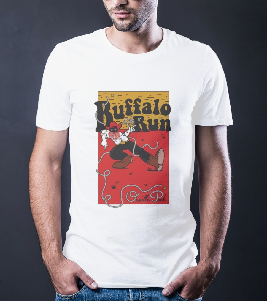 Buffalo Run Orville Peck Rope Cowboy Red Hat Boots T-Shirt