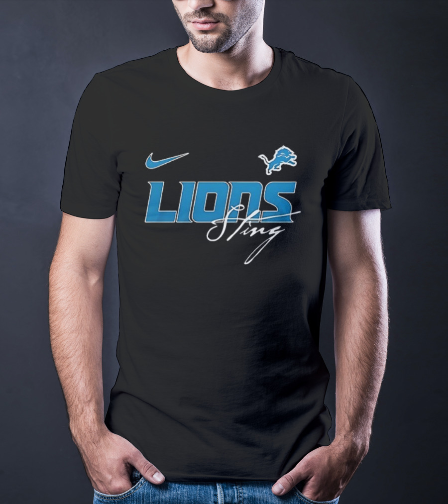 Nike Detroit Lions Sting Go Lions T-Shirt