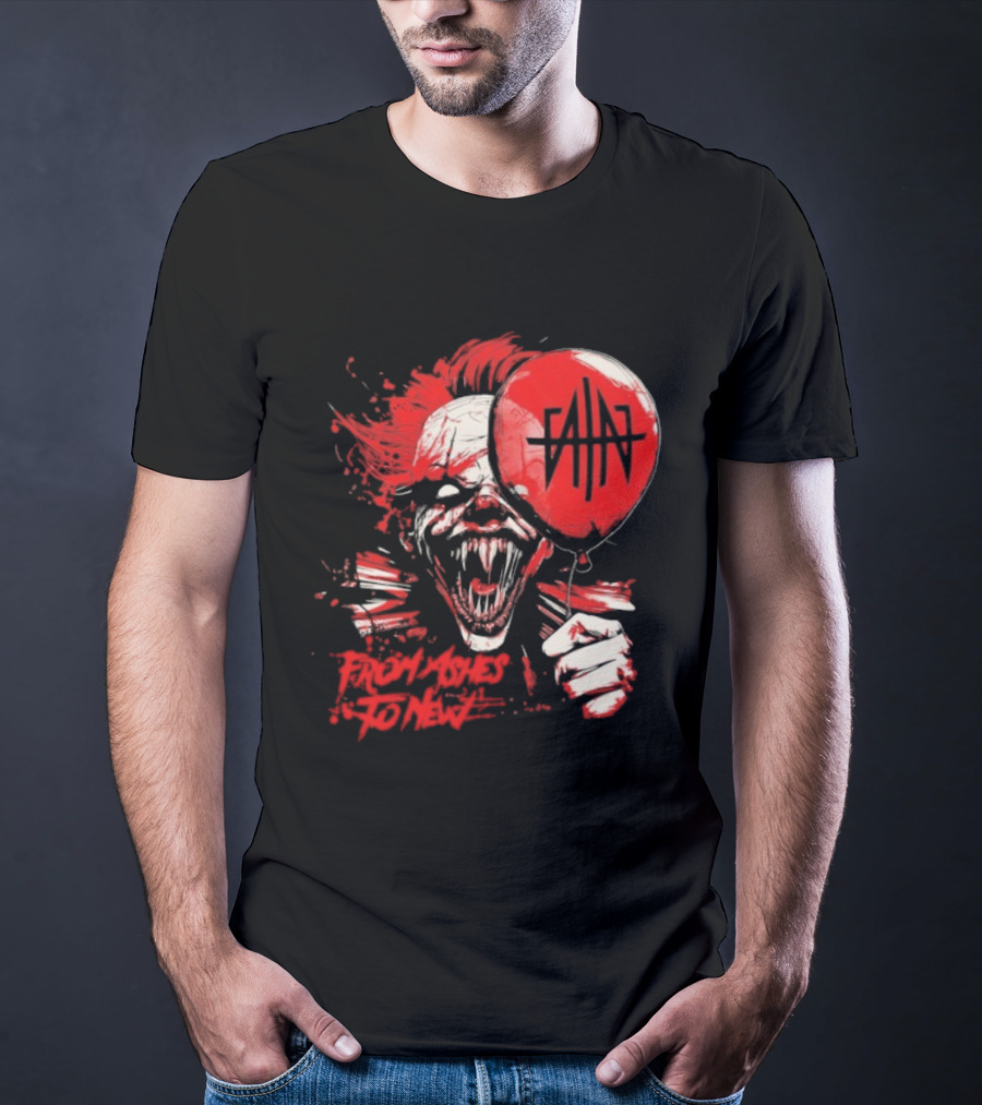 From Ashes To New Pennywise Balloon Fan Art T-Shirt