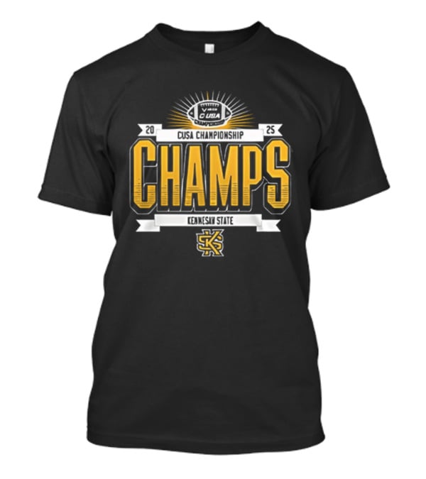Kennesaw State University Owls CUSA Champions Victory T-Shirt