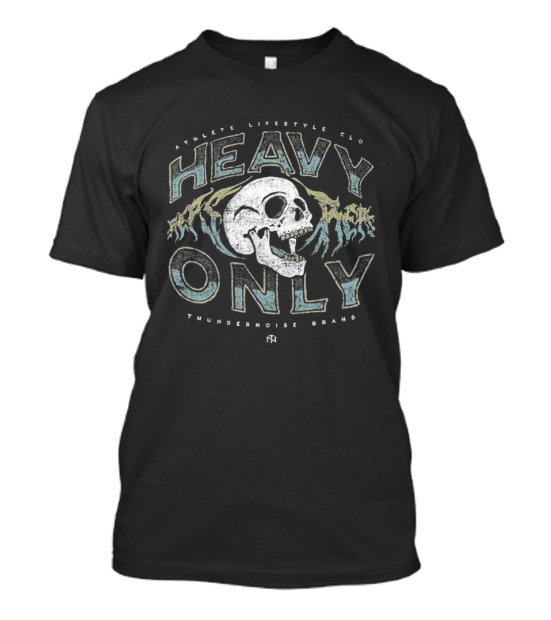 Thundernoise Heavy Lifting Skull Reps Only T-Shirt