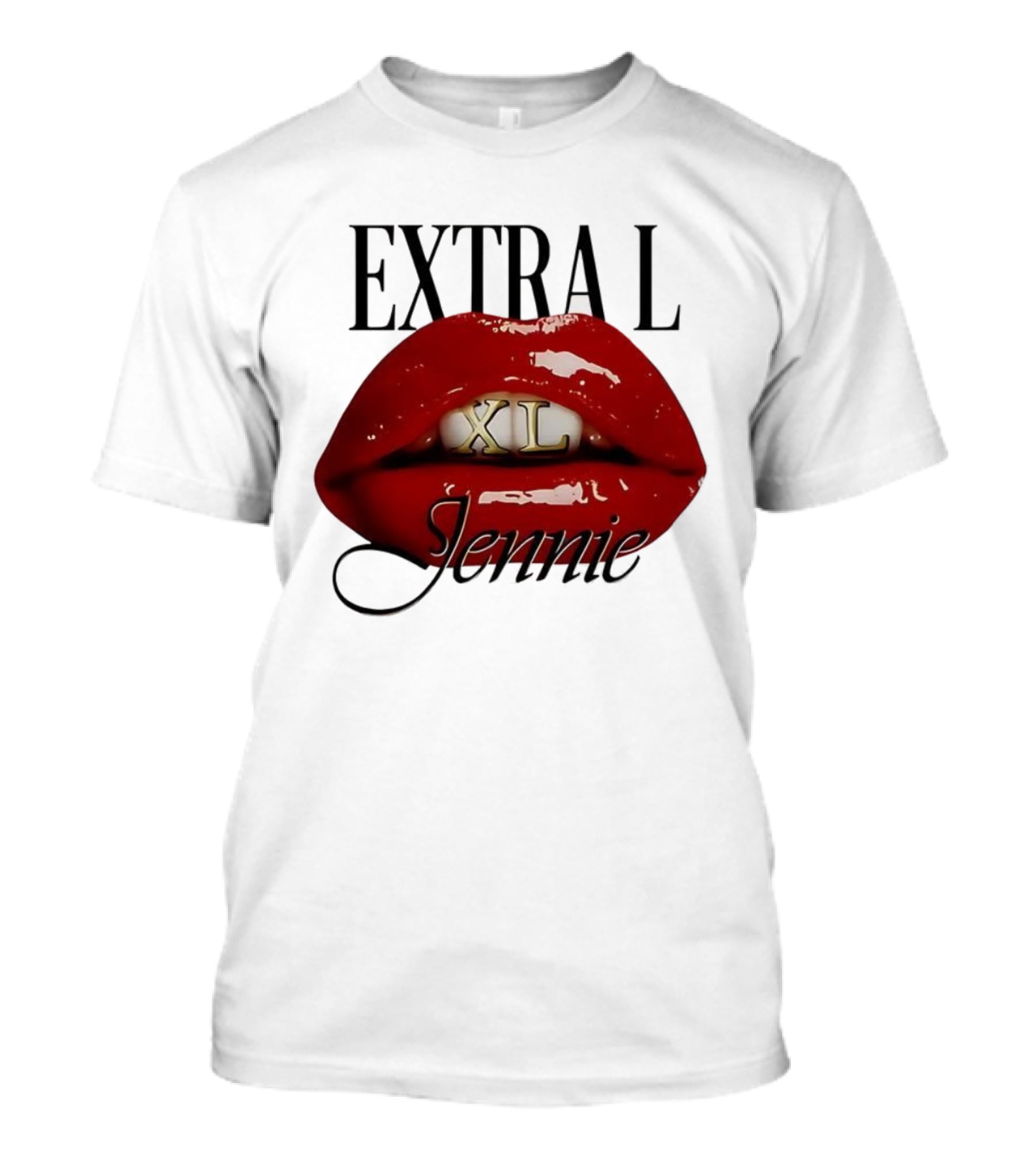 Extral XL Jennie Lips Music Lover T-Shirt
