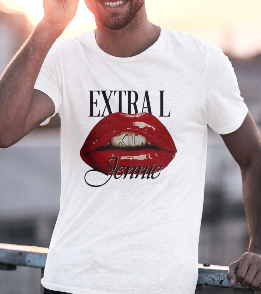 Extral XL Jennie Lips Music Lover T-Shirt