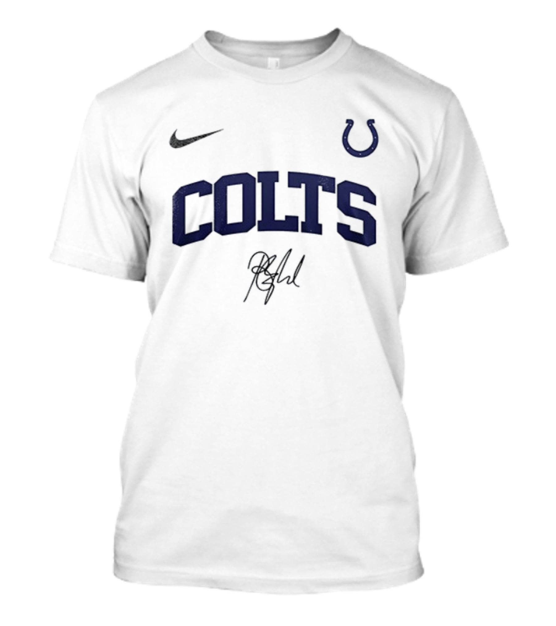 Indianapolis Colts Nike Signature Barry Manilow Once Before I Go T-Shirt