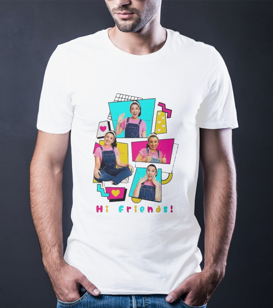 Hi Friends Ms. Rachel 80’s Vibe Retro Style T-Shirt