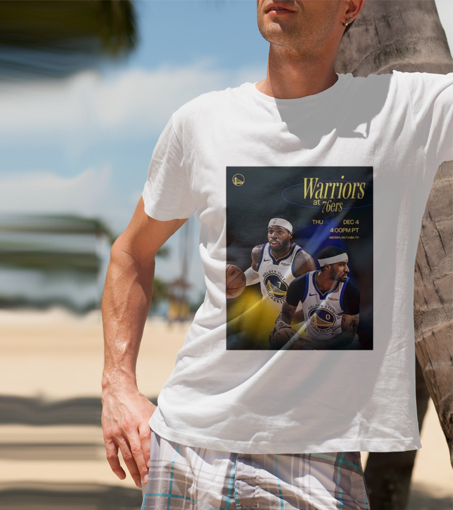 Warriors At 76ers Thu Dec 4 4:00 PM PT NBA TV T-Shirt