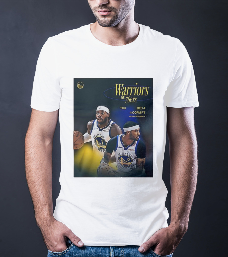 Warriors At 76ers Thu Dec 4 4:00 PM PT NBA TV T-Shirt