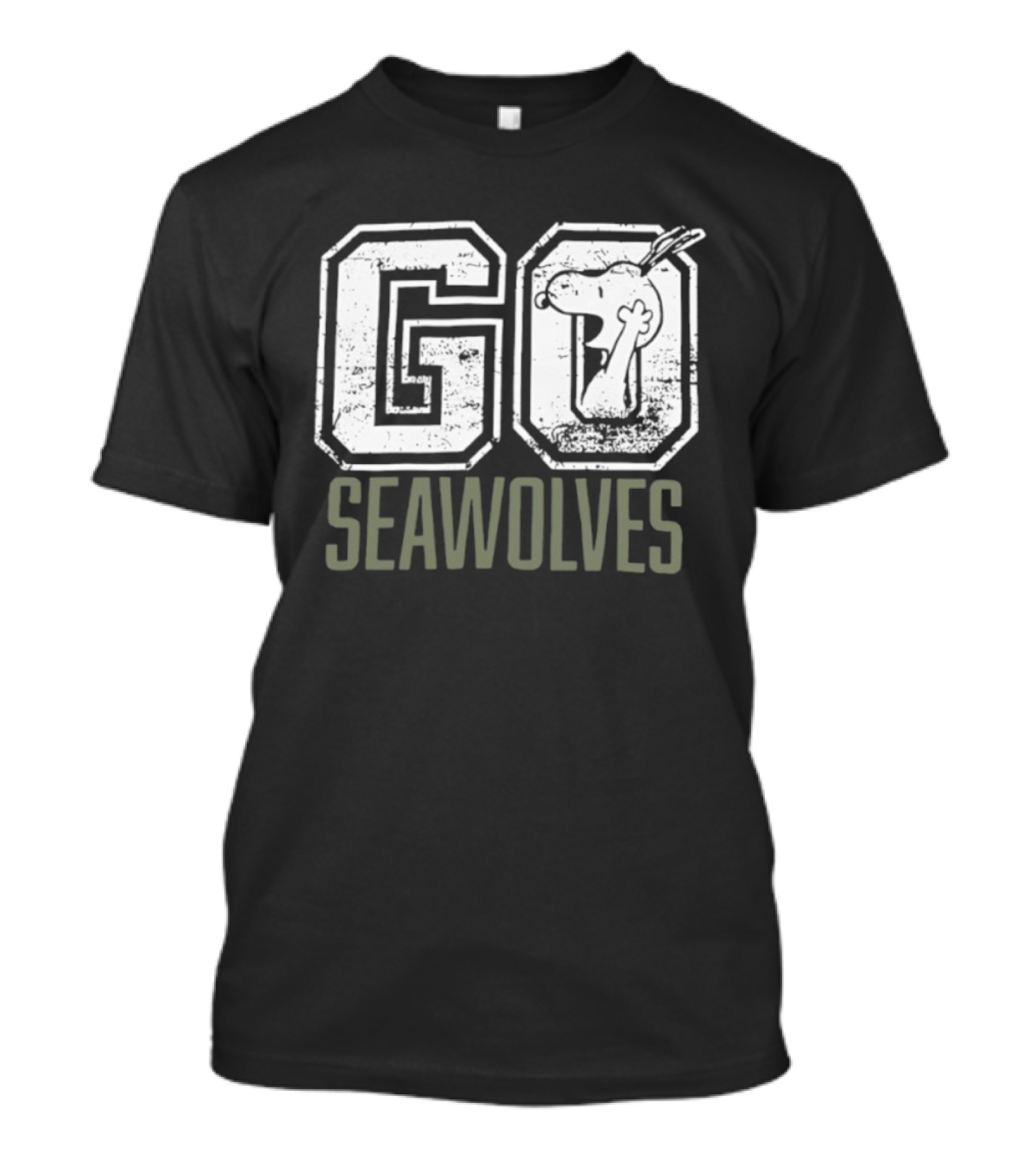 Go Seawolves Snoopy T-Shirt