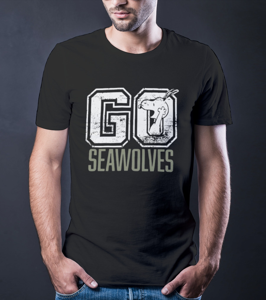 Go Seawolves Snoopy T-Shirt