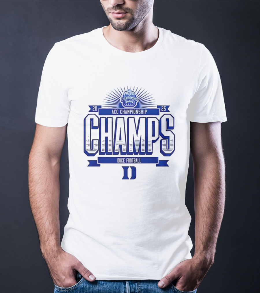Duke Football ACC Championship Champs 2025 T-Shirt