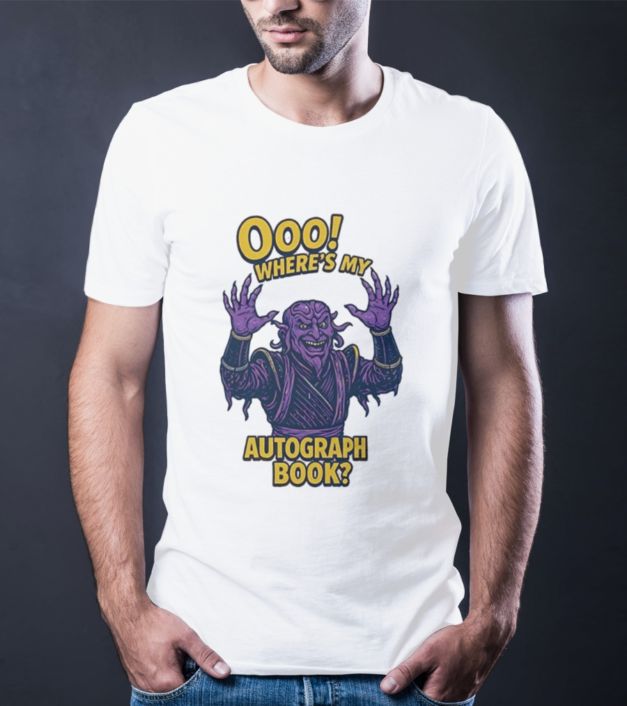 Ivan Ooze Ooo Where's My Autograph Book T-Shirt