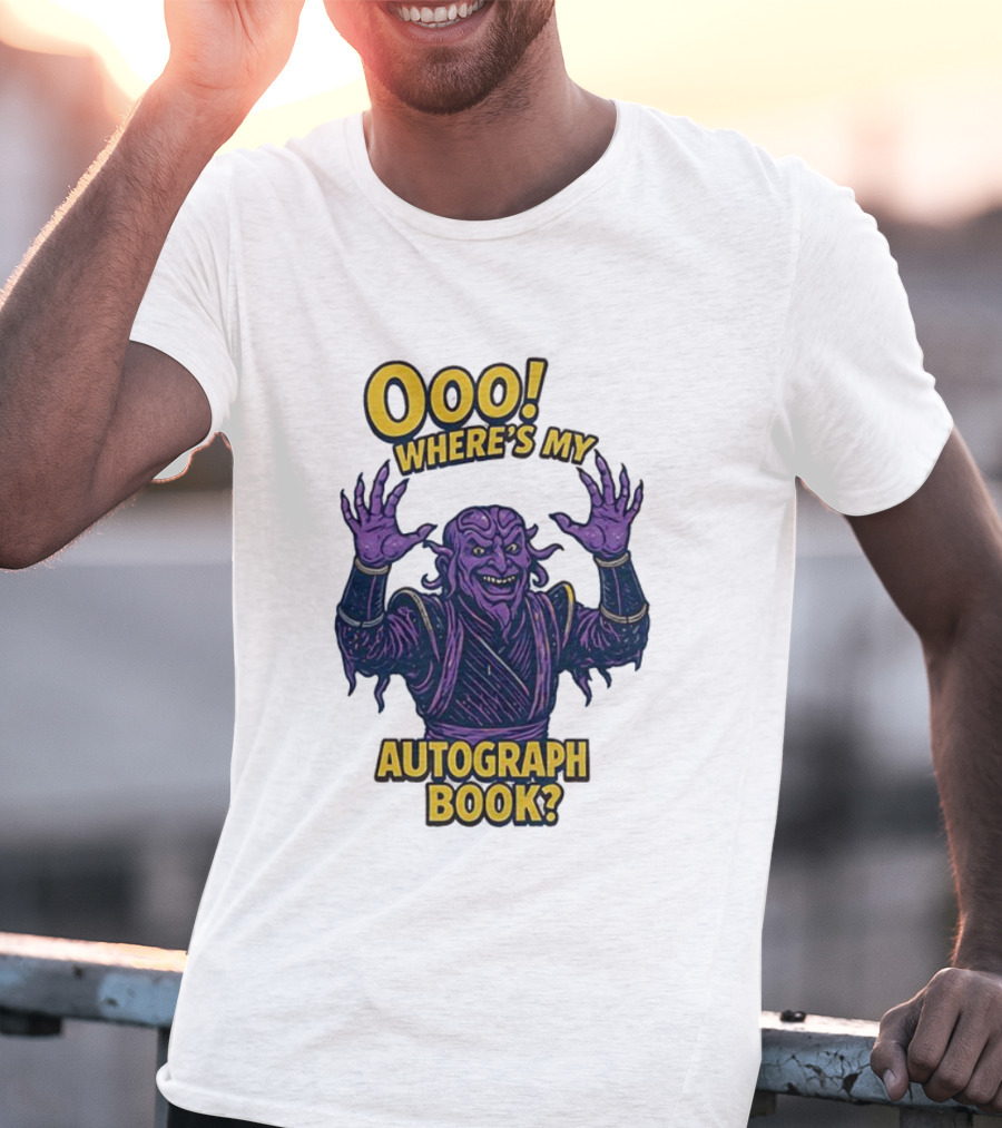 Ivan Ooze Ooo Where's My Autograph Book T-Shirt