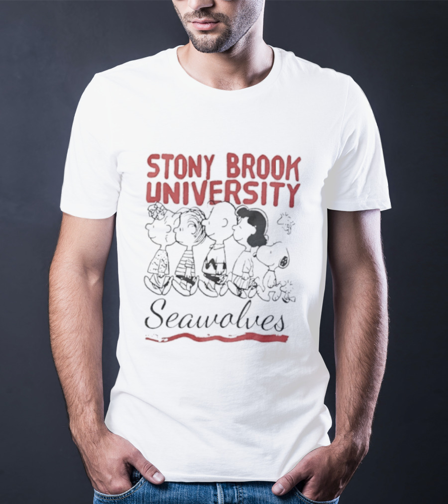 Stony Brook University Peanuts Gang Seawolves T-Shirt