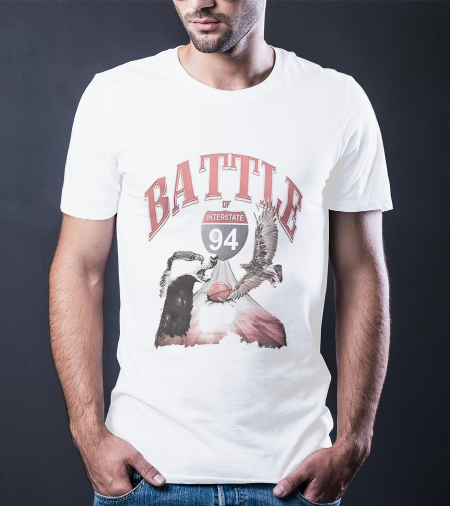 Battle Interstate 94 Wisconsin Basketball Showdown T-Shirt