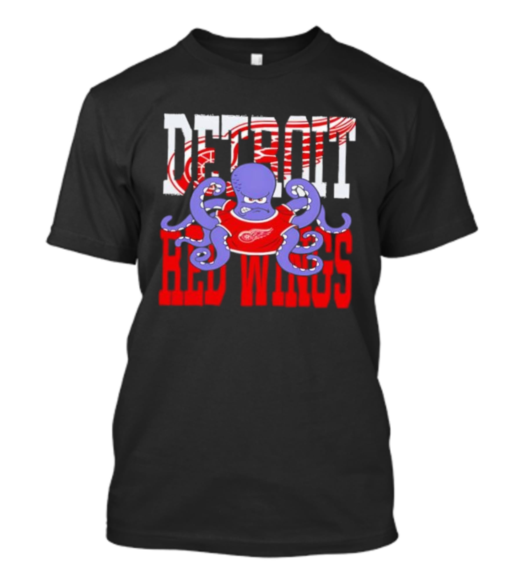 Detroit Red Wings Octopus Hockey Fan Apparel T-Shirt