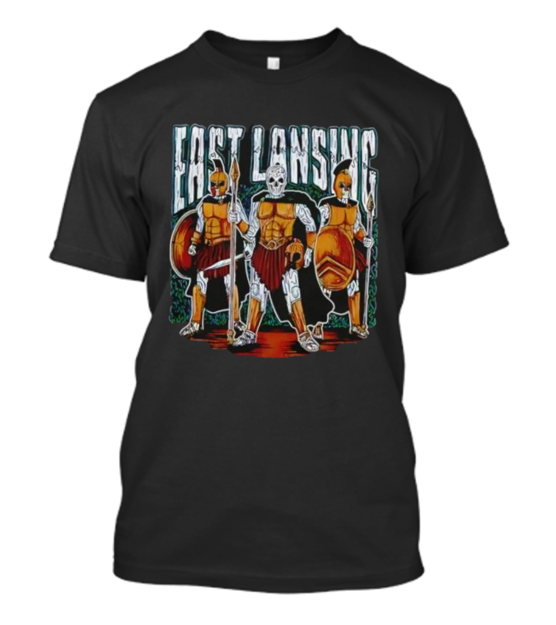 East Lansing Michigan State Combatants Warriors Bold Style T-Shirt