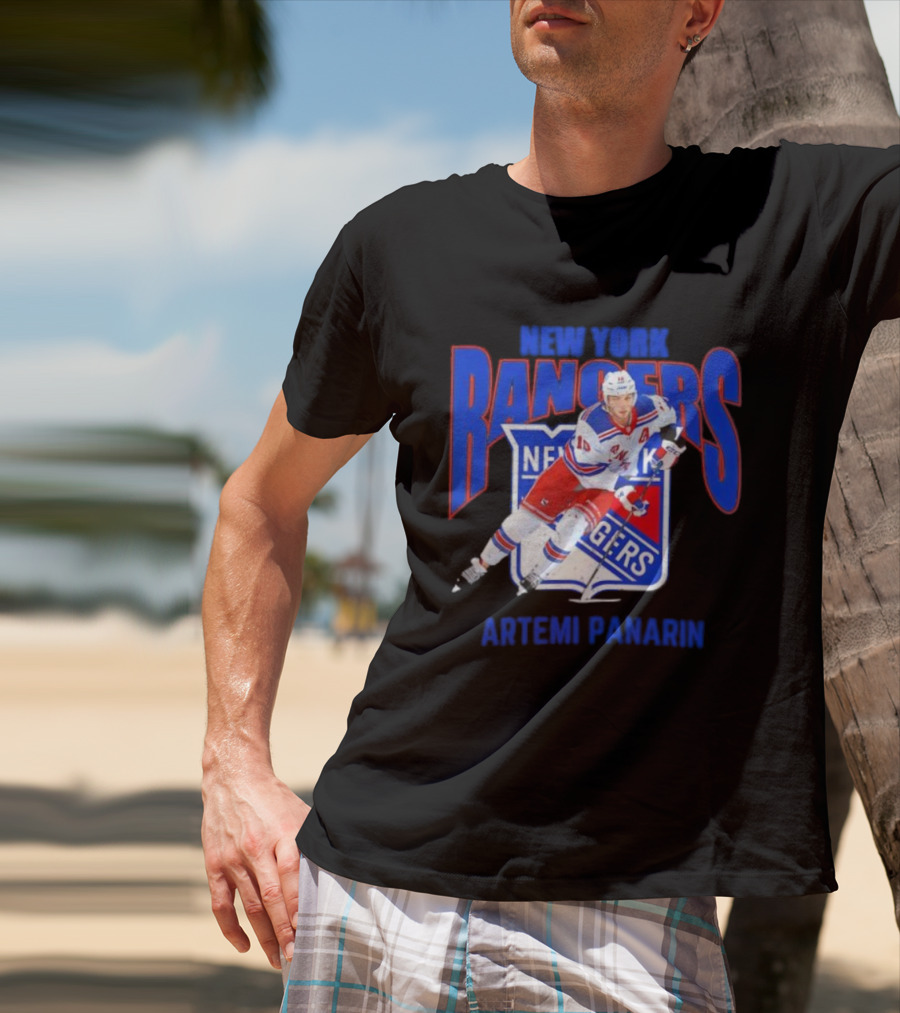 New York Rangers Artemi Panarin Playoffs T-Shirt