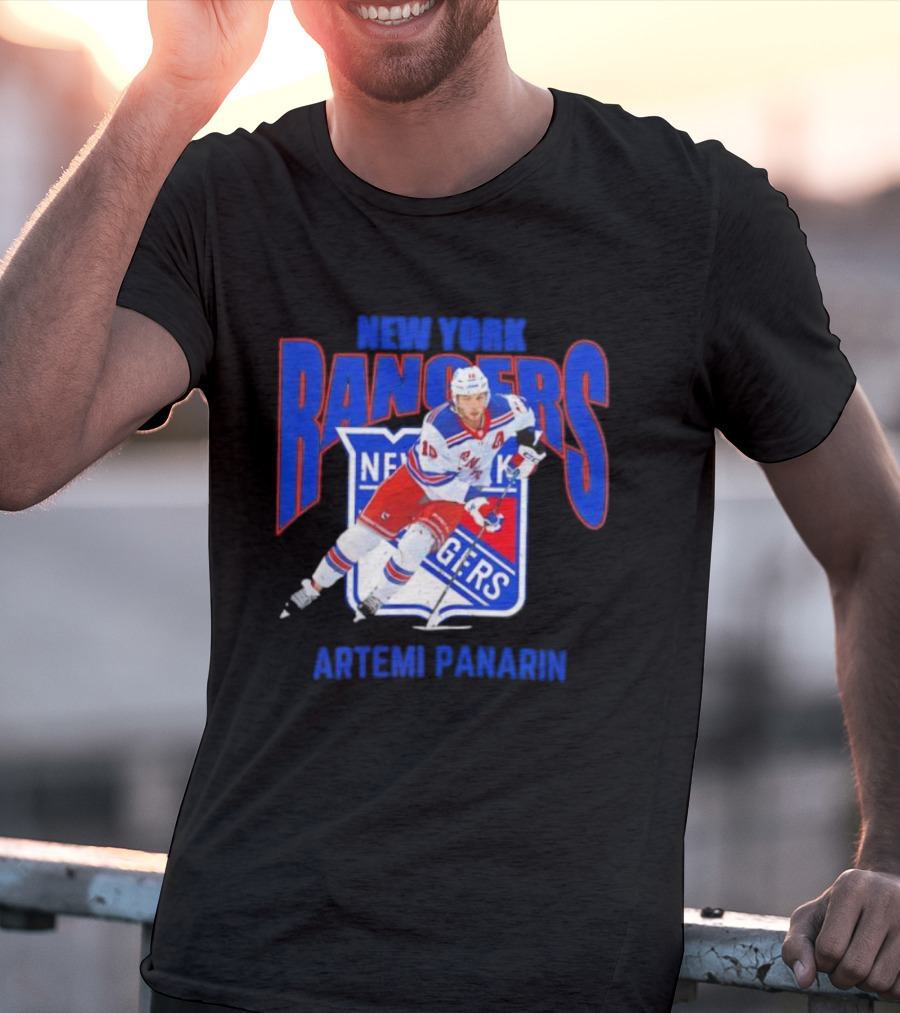 New York Rangers Artemi Panarin Playoffs T-Shirt