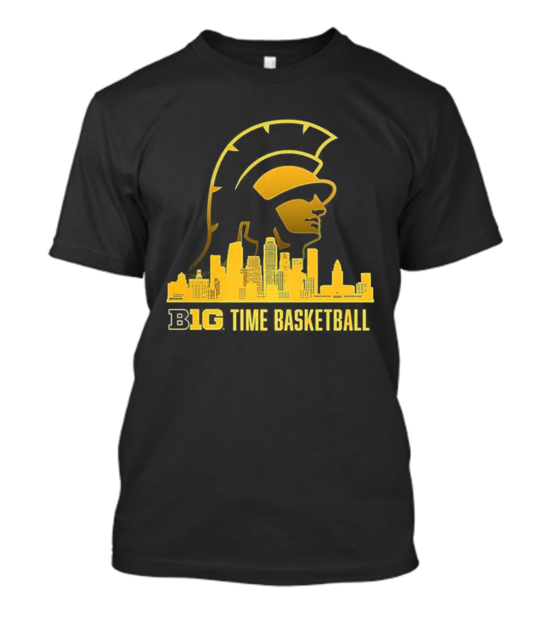 B1G Time Basketball Trojan City Skyline USC Men’s Basketball T-Shirt