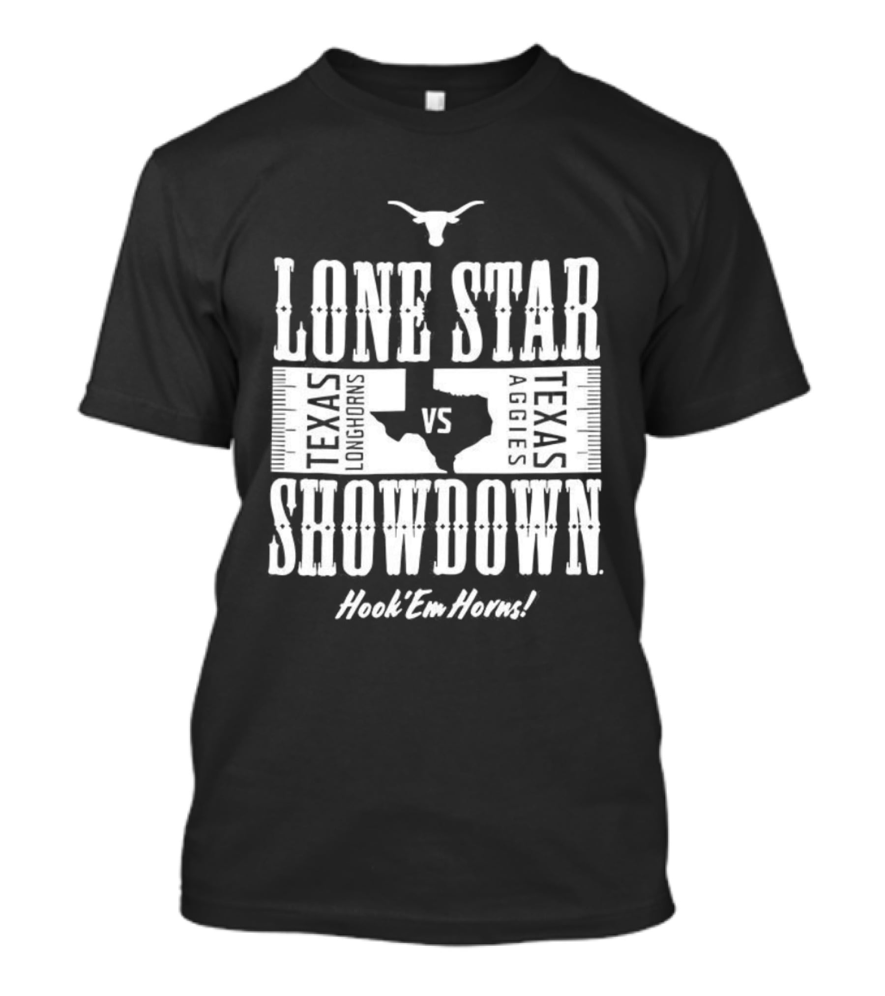 Texas Longhorns Hook ’Em Lone Star Showdown VS A&M T-Shirt