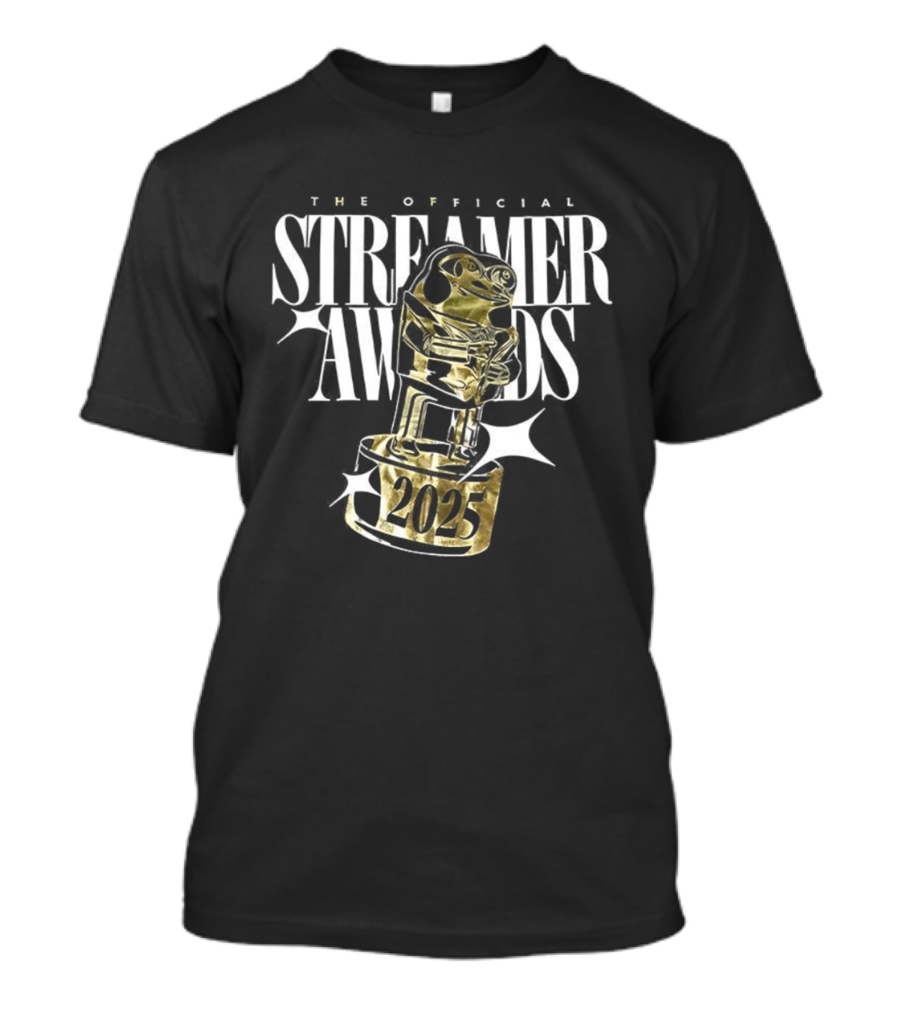 The Official Streamer Awards 2025 Golden Trophy T-Shirt