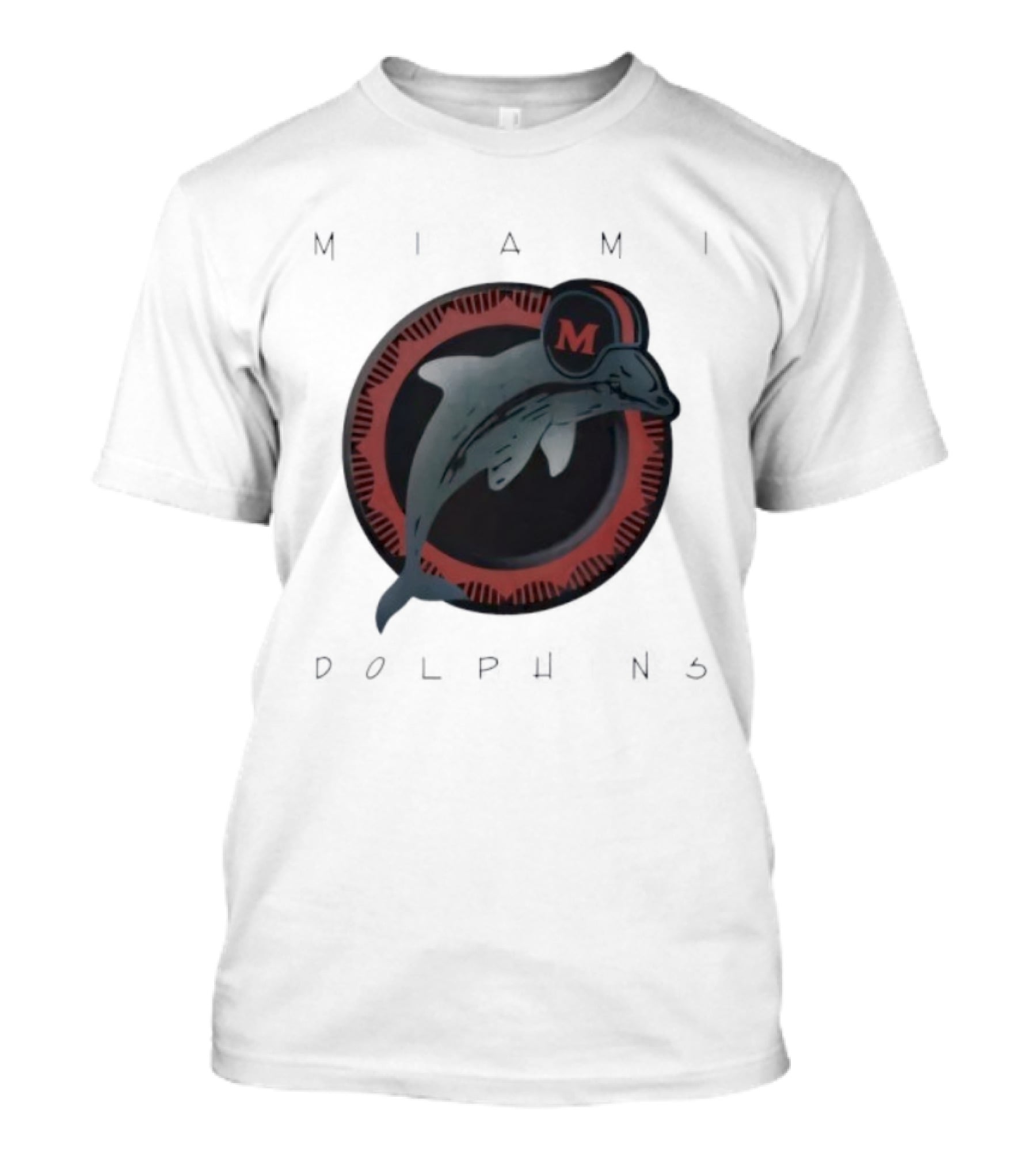 Miami Dolphins Vintage '80s M Helmet Team T-Shirt