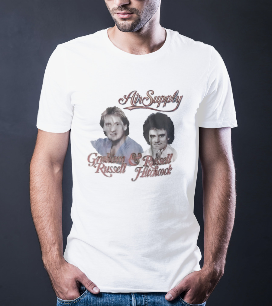 Air Supply Graham Russell Russell Hitchcock Vintage T-Shirt