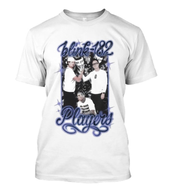 Blink-182 Players Iconic Band Members Portrait T-Shirt