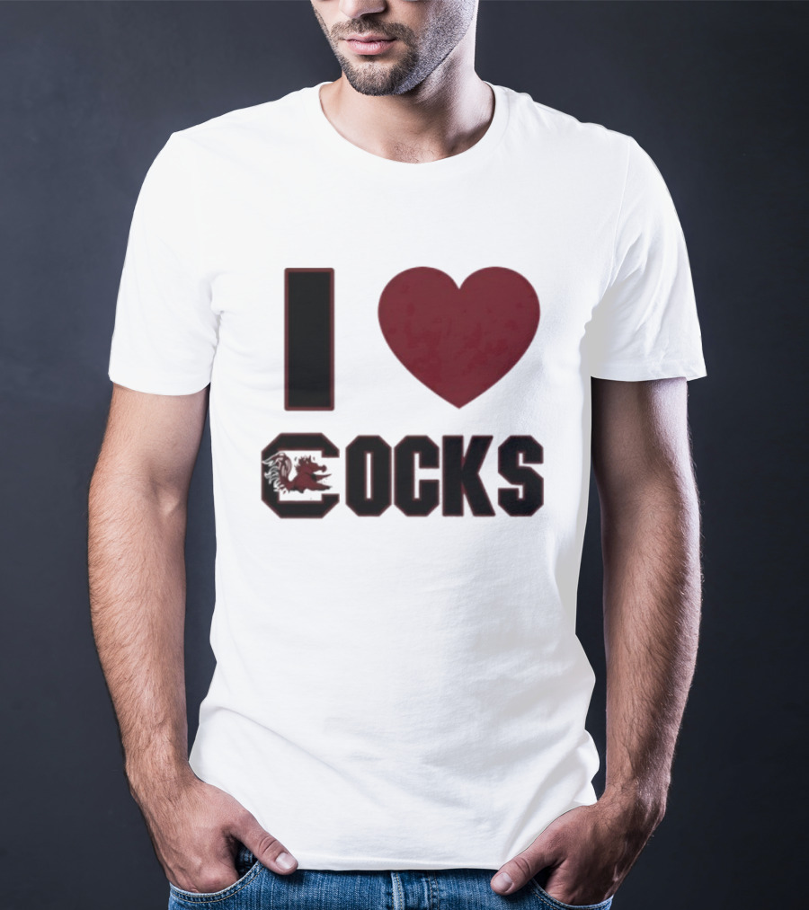 South Carolina Gamecocks I Heart Cocks T-Shirt