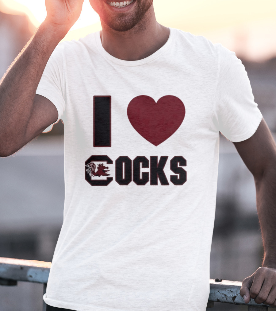 South Carolina Gamecocks I Heart Cocks T-Shirt