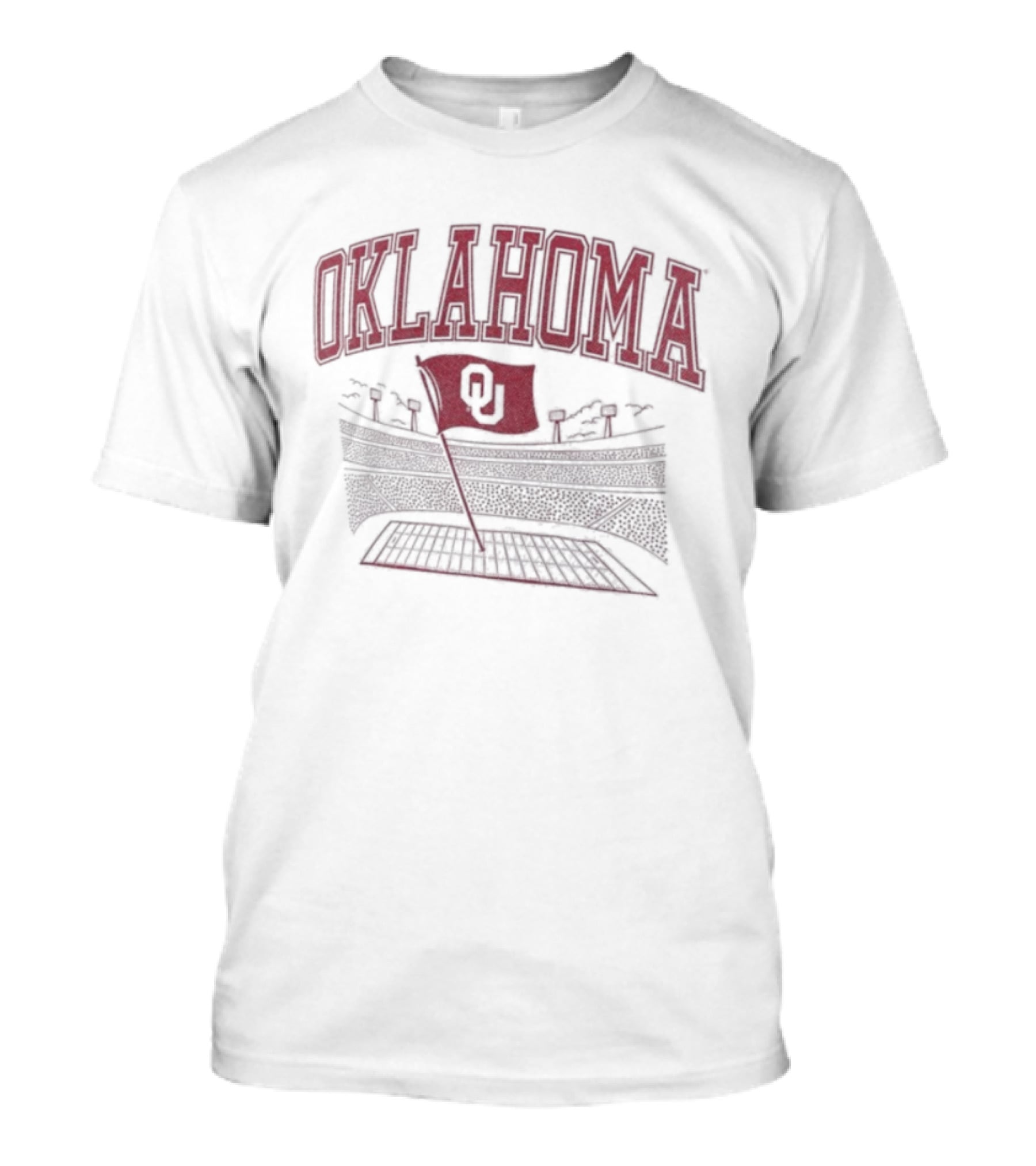 Oklahoma Sooners Flag Plant College Football Team Spirit T-Shirt