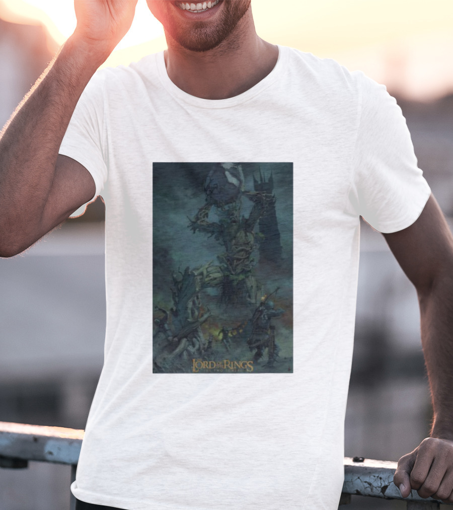 Lord Of The Rings The Two Towers Ent Battle Tolkien T-Shirt