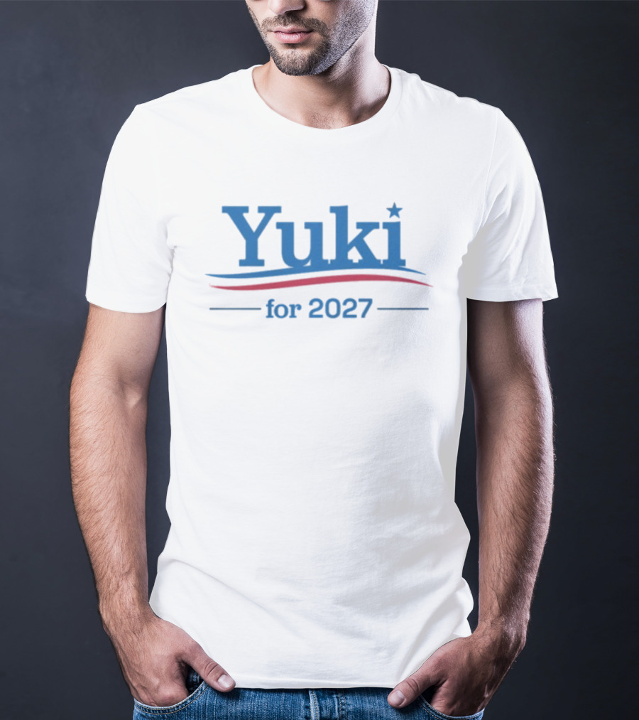 Yuki Tsunoda 2027 Campaign Star Blue Red T-Shirt