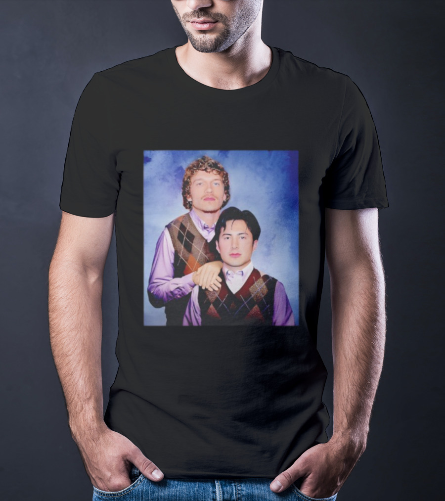 Shane Hollander Ilya Rozanov Step Brothers Argyle Sweaters Portrait T-Shirt