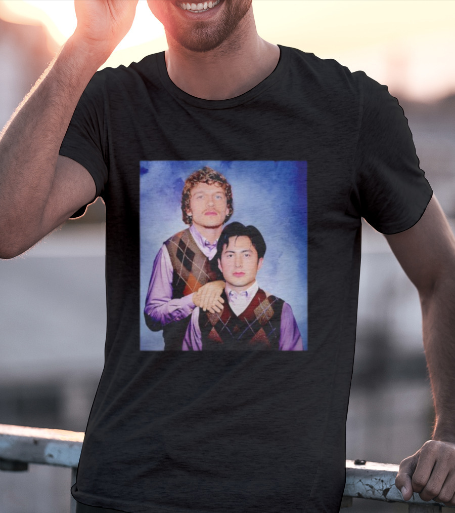 Shane Hollander Ilya Rozanov Step Brothers Argyle Sweaters Portrait T-Shirt