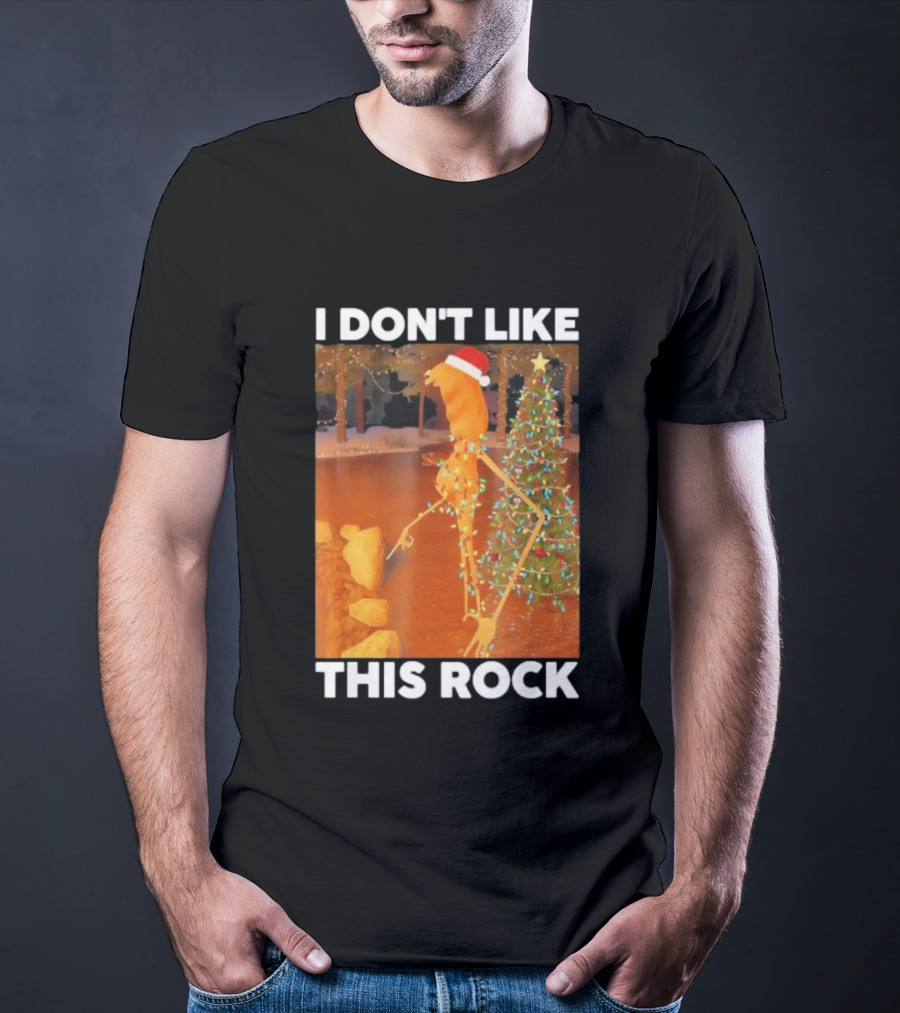 Marcus The Worm Christmas I Don’t Like This Rock T-Shirt