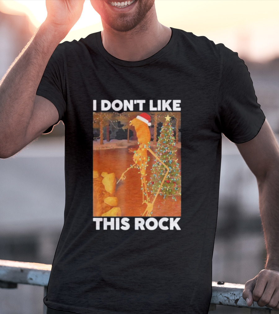 Marcus The Worm Christmas I Don’t Like This Rock T-Shirt