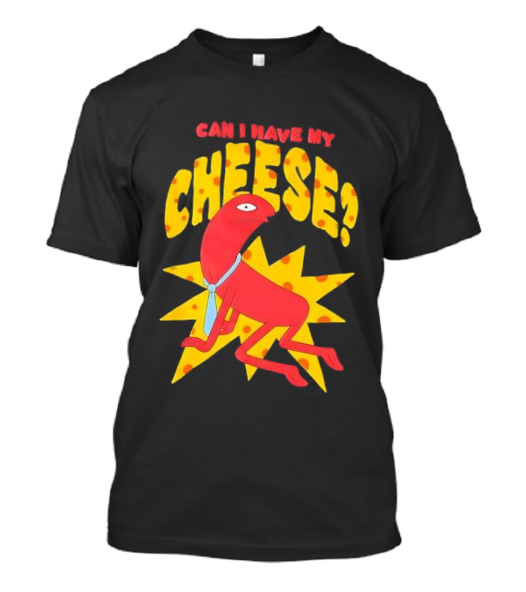 Smiling Friends Alan Can I Have My Cheese Character Illustration T-Shirt