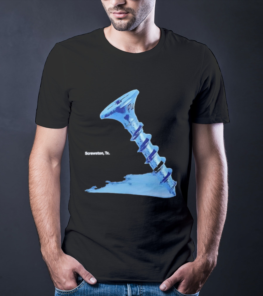 Screwston TX FWY Blue Ice Screw T-Shirt