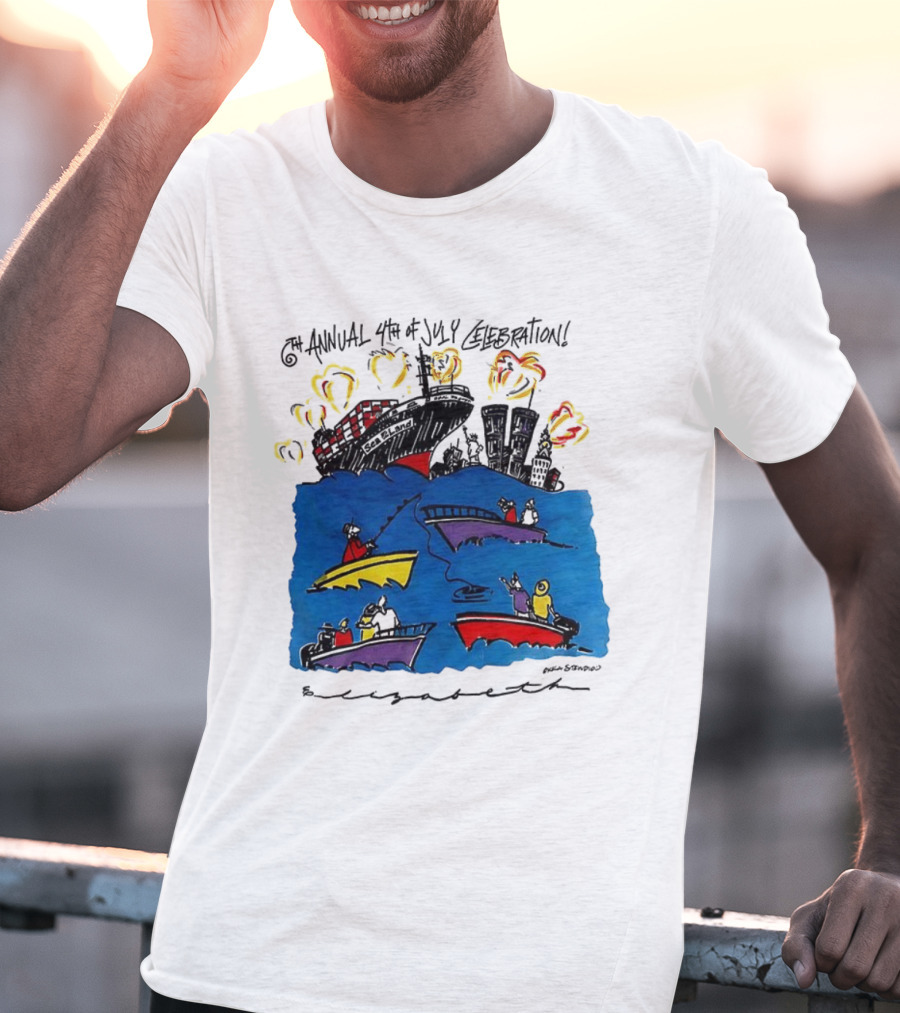 6th Annual 4th Of July Celebration Fireworks And Boating Event T-Shirt