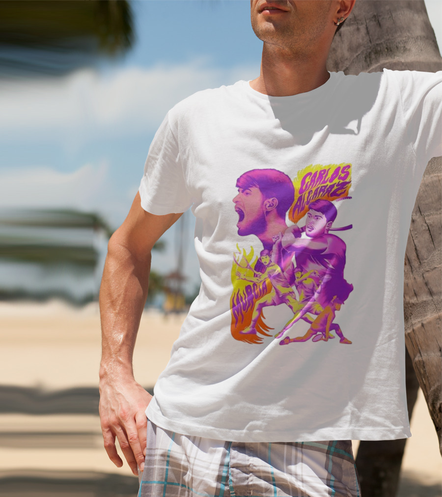 Carlos Alcaraz Murcia Tennis Legend Illustrated Champion T-Shirt