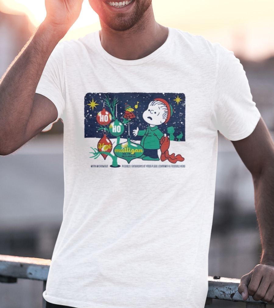 Charlie Brown Woodstock Ho Ho Hot Mulligan Detroit Michigan 2025 Night 2 VIP Peanuts The Fillmore One T-Shirt