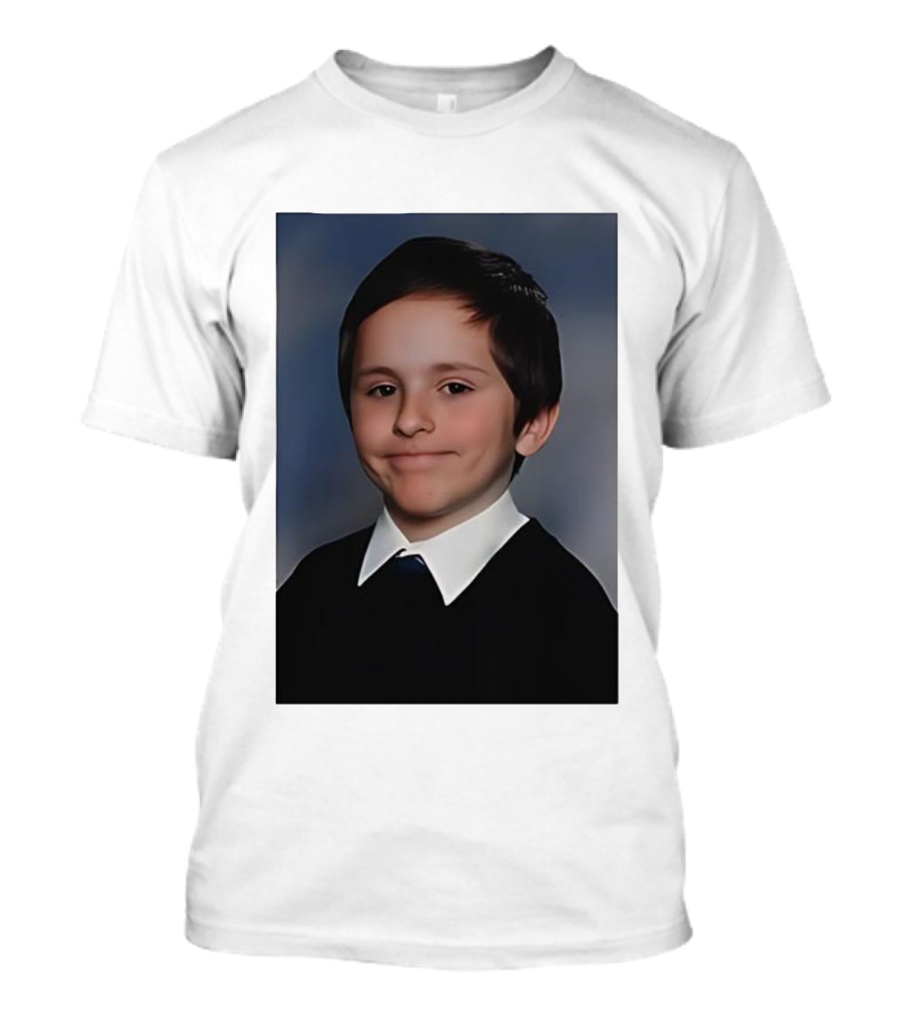David Vujanic Awkward School Photo Meme Expression T-Shirt
