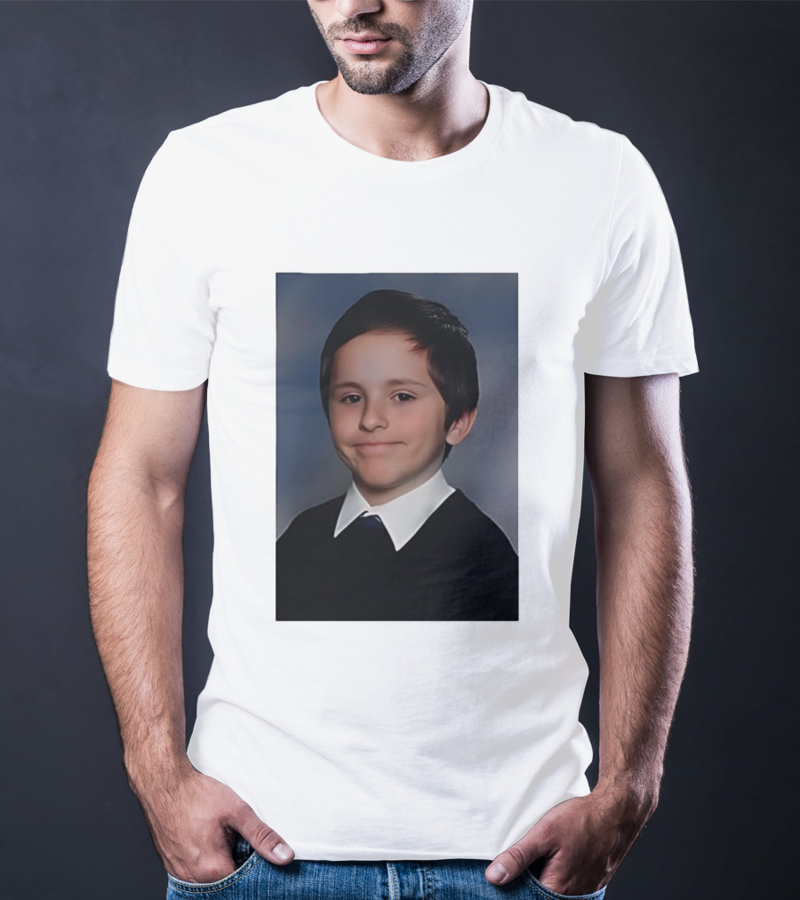 David Vujanic Awkward School Photo Meme Expression T-Shirt